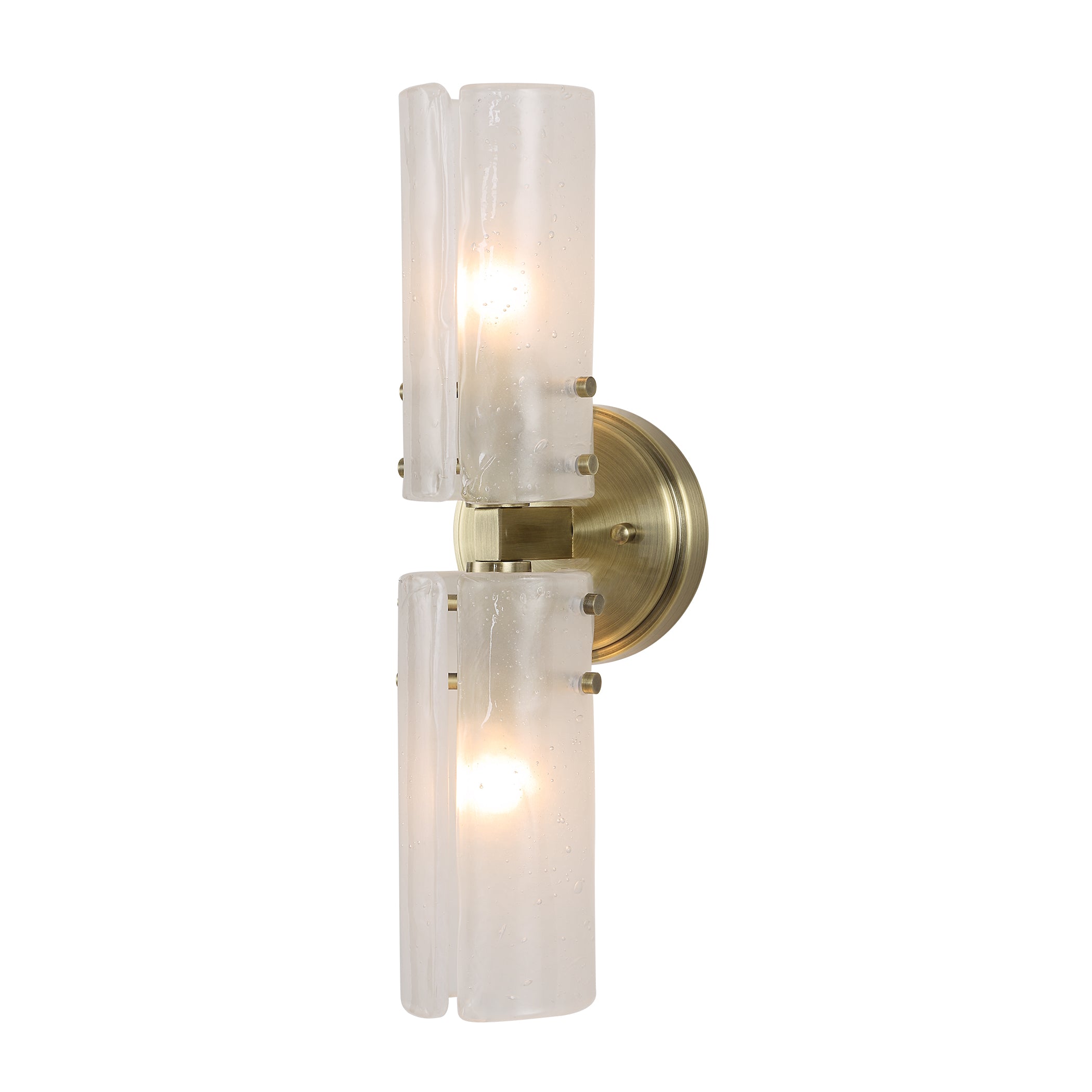 Uttermost Lighting Uttermost Mistie 2 Light Glass Sconce