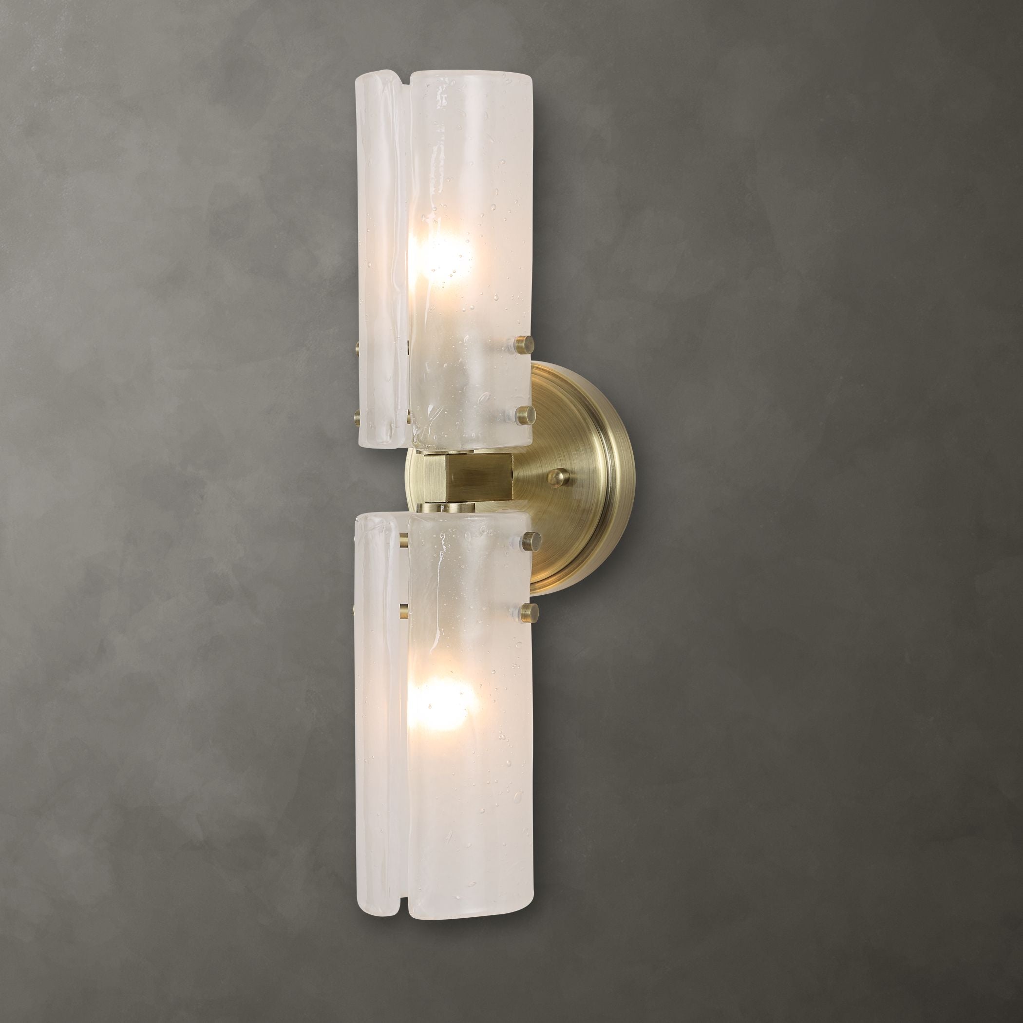 Uttermost Lighting Uttermost Mistie 2 Light Glass Sconce