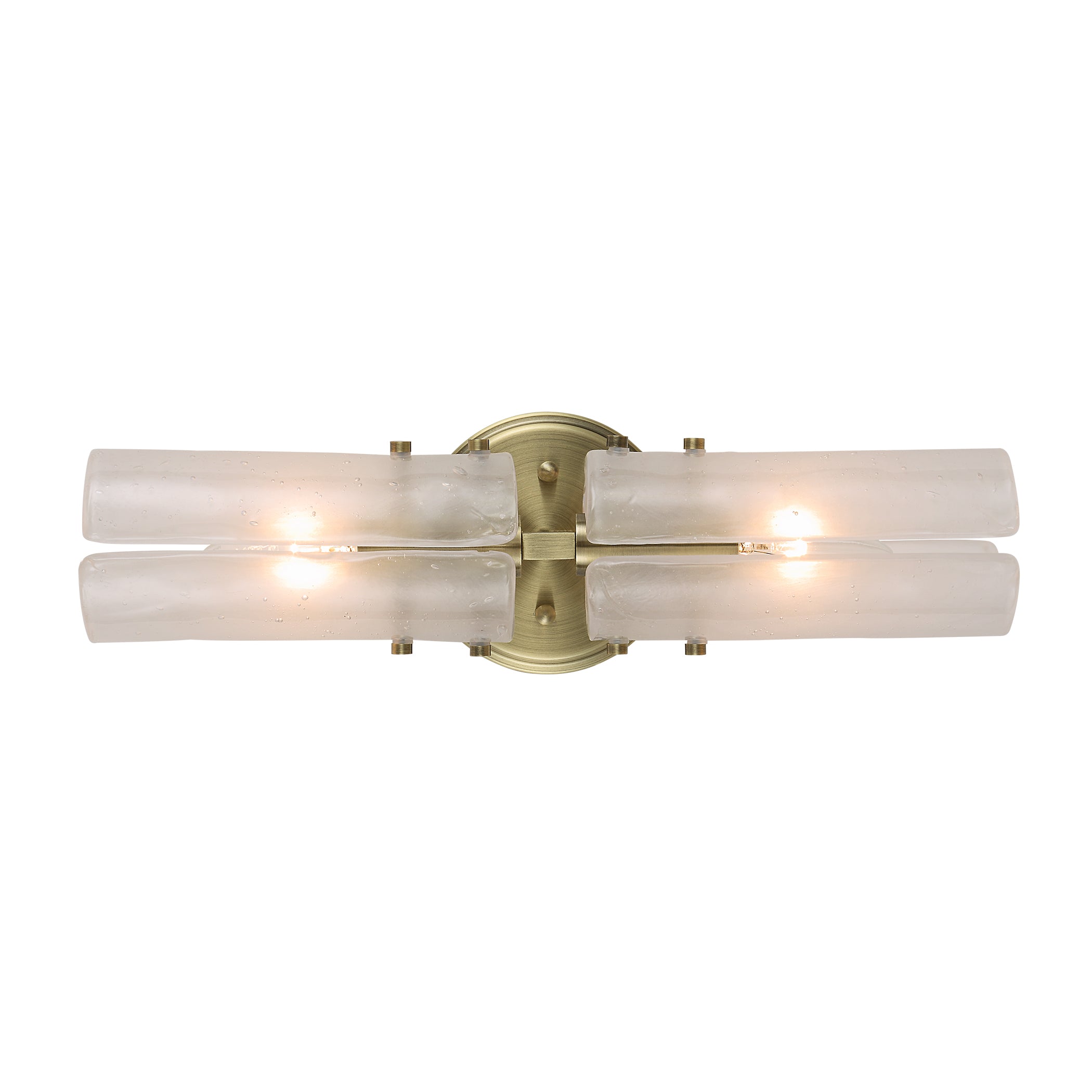 Uttermost Lighting Uttermost Mistie 2 Light Glass Sconce