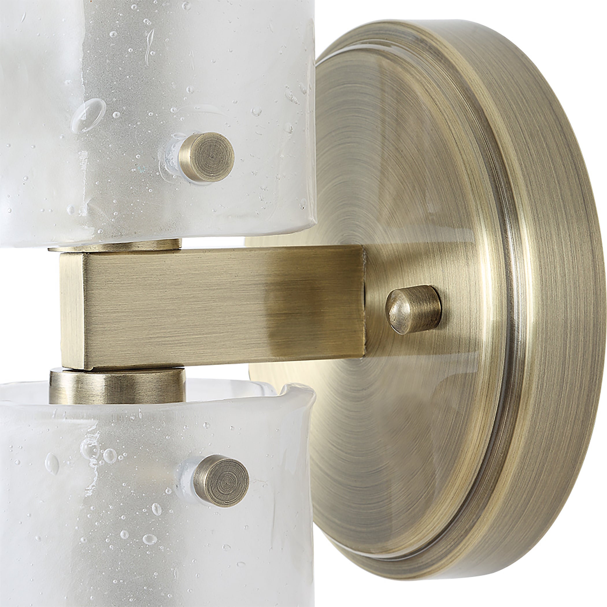 Uttermost Lighting Uttermost Mistie 2 Light Glass Sconce