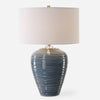 Uttermost Lighting Uttermost Moher Glossy Blue Table Lamp