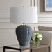 Uttermost Lighting Uttermost Moher Glossy Blue Table Lamp