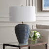Uttermost Lighting Uttermost Moher Glossy Blue Table Lamp