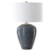 Uttermost Lighting Uttermost Moher Glossy Blue Table Lamp