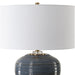 Uttermost Lighting Uttermost Moher Glossy Blue Table Lamp