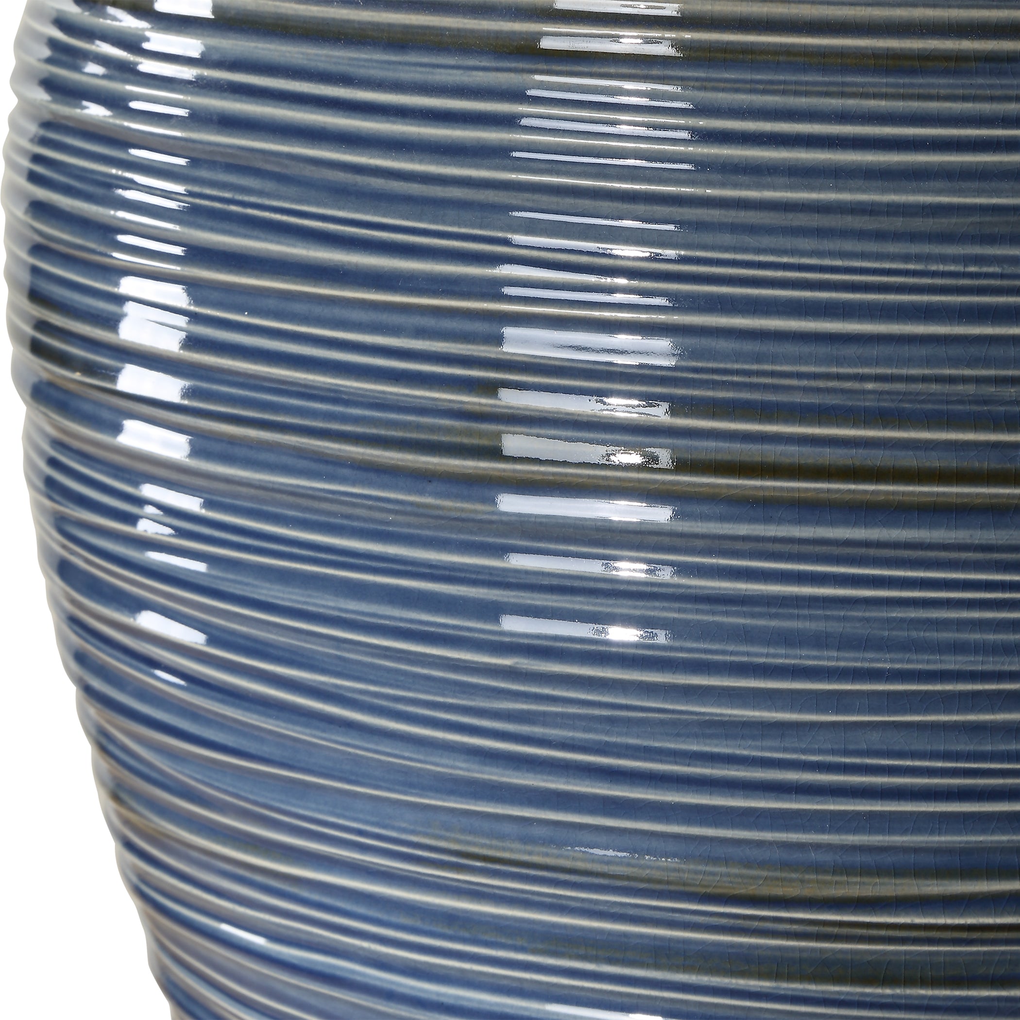 Uttermost Lighting Uttermost Moher Glossy Blue Table Lamp