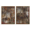 Uttermost Home Decor Oversize - Rate to be Quoted Uttermost Molten Patina Framed Canvases, Set/2