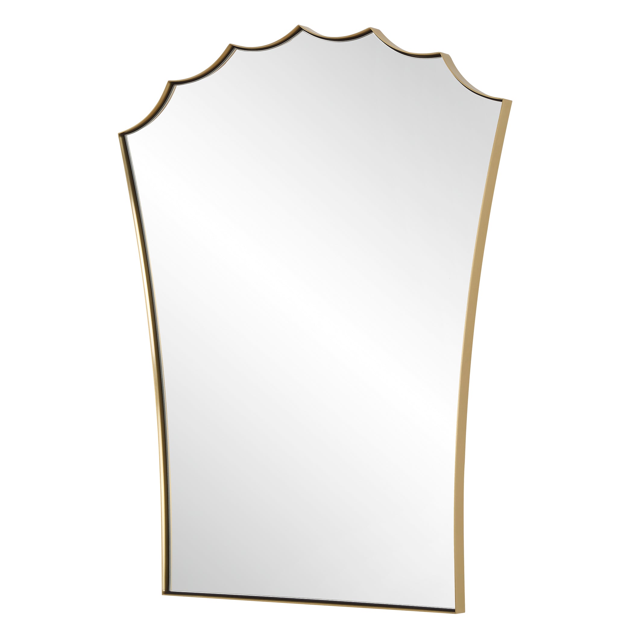 Uttermost Home Decor Uttermost Monarch Scalloped Arched Vanity Mirror
