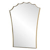 Uttermost Home Decor Uttermost Monarch Scalloped Arched Vanity Mirror
