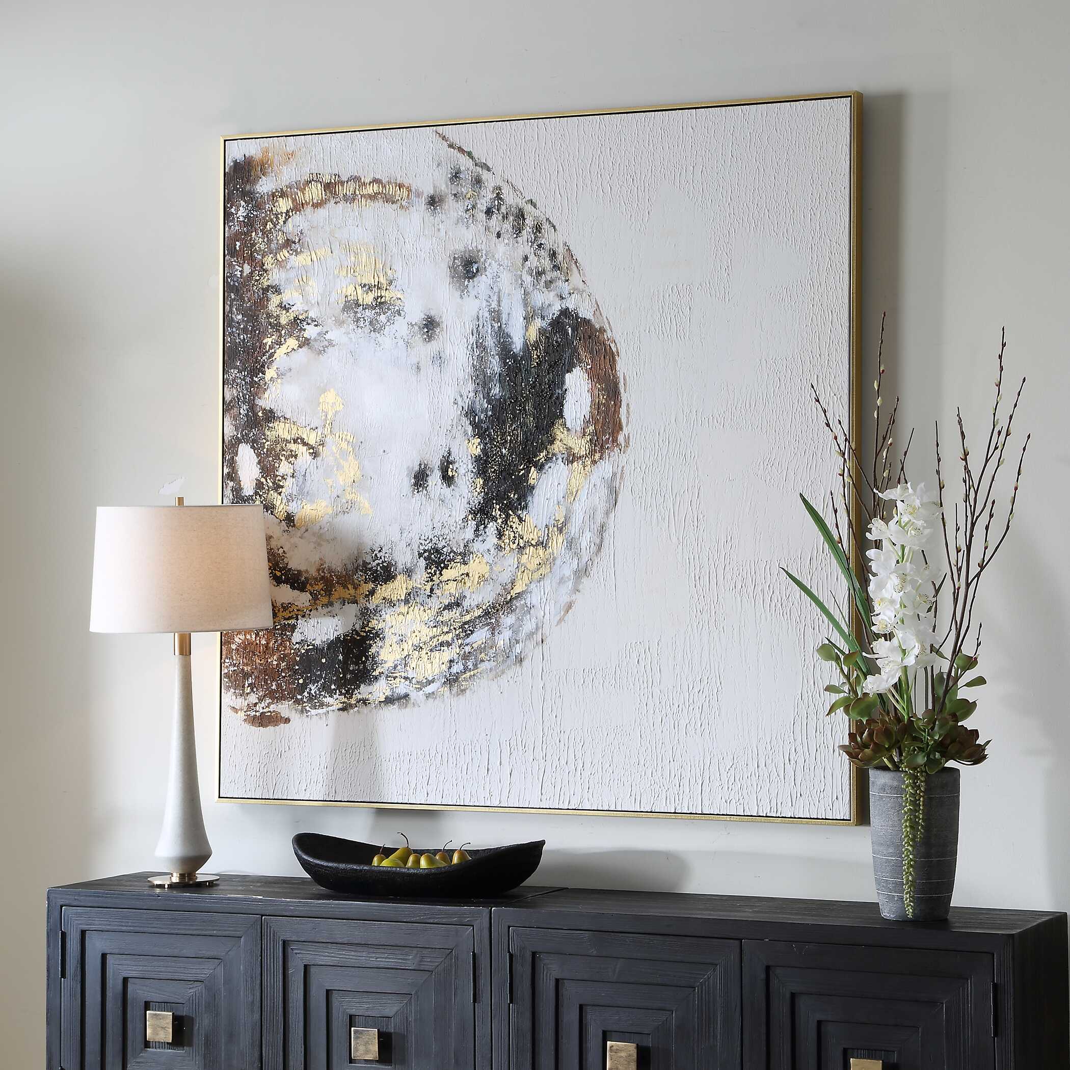 Uttermost Home Decor Uttermost Moon Landing Hand Painted Abstract Art
