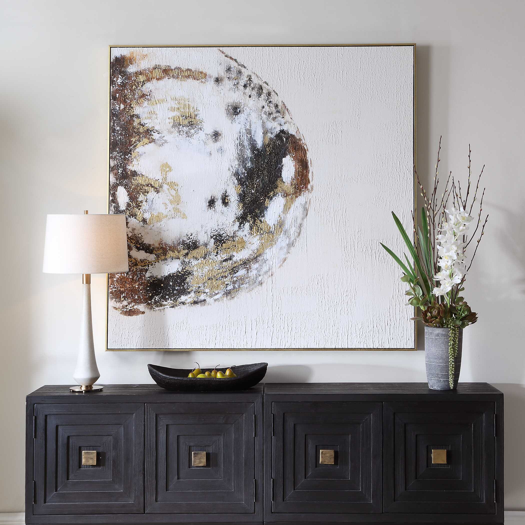 Uttermost Home Decor Uttermost Moon Landing Hand Painted Abstract Art
