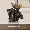 Uttermost Home Decor Uttermost Moose Bust Bronze Sculpture