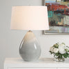 Uttermost Lighting Uttermost Moray Gray Glaze Table Lamp