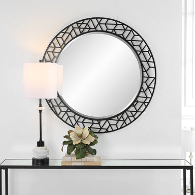 Uttermost Home Motor Freight - Rate to be Quoted Uttermost Mosaic Metal Round Mirror