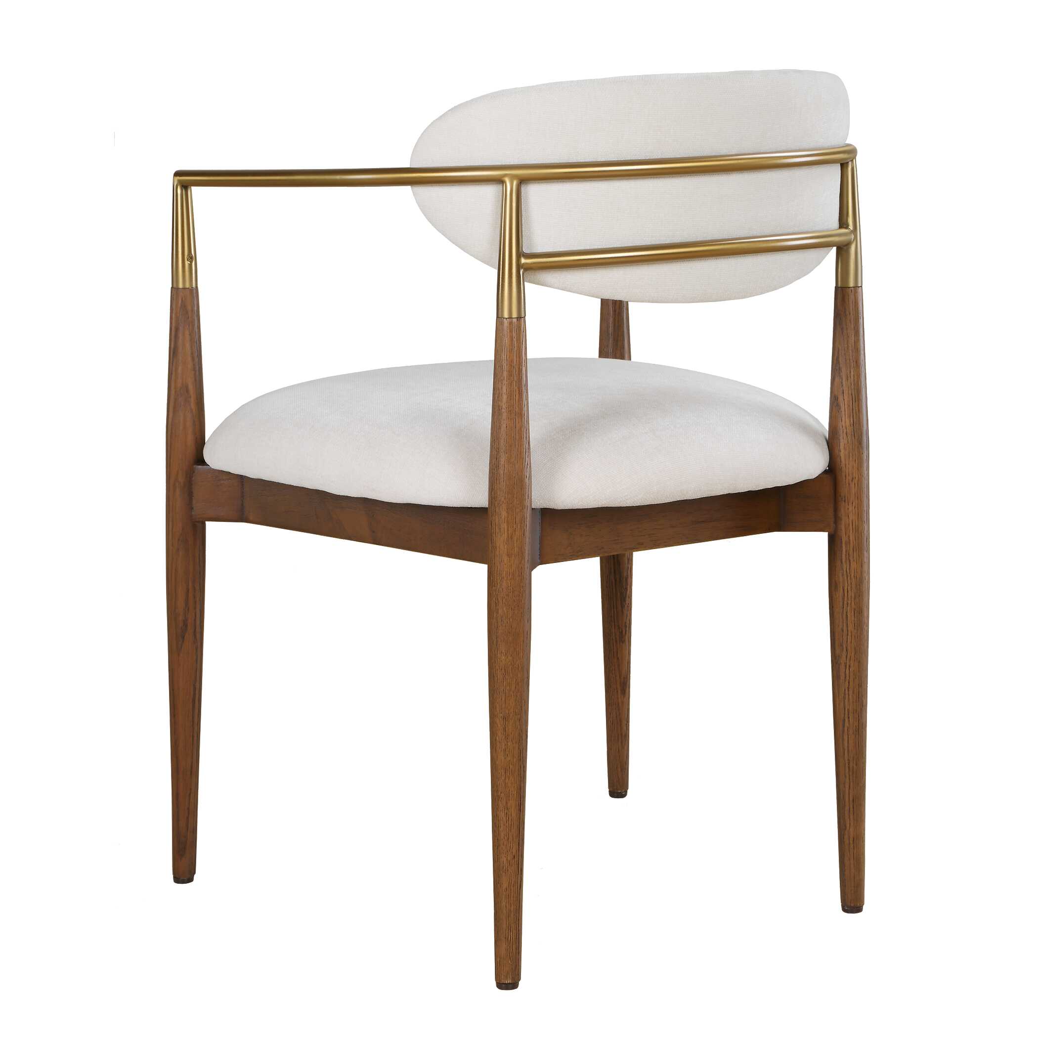 Uttermost Furniture Uttermost Moxie Walnut Dining Arm Chair