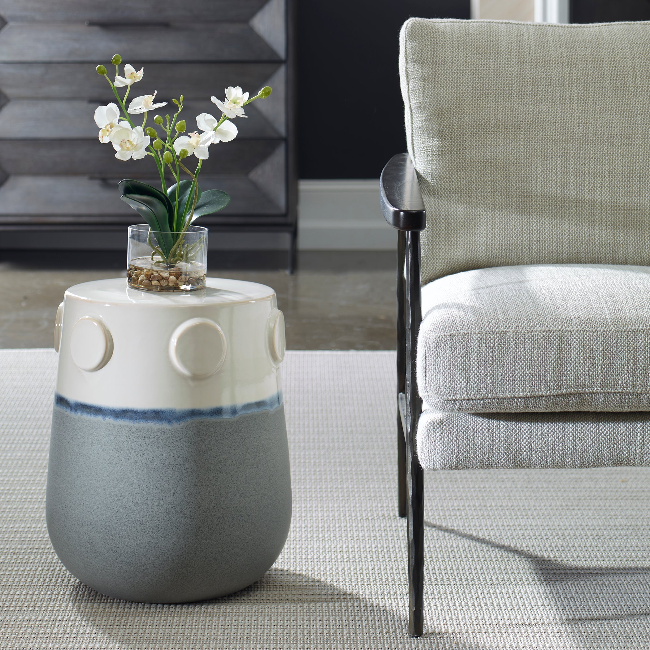 Uttermost Home Decor Uttermost Mulvane Ceramic Garden Stool
