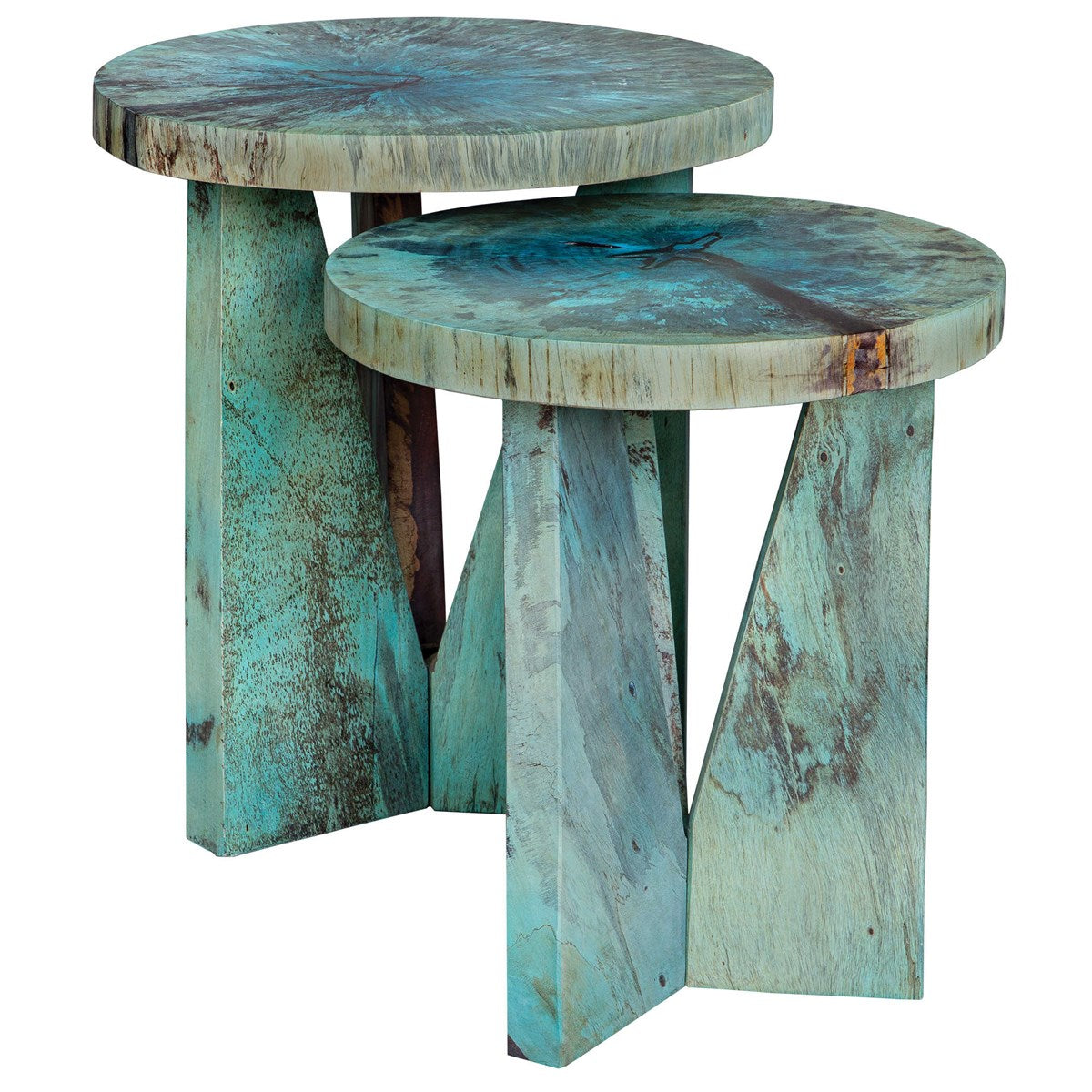 Uttermost Home Uttermost Nadette Nesting Tables, Blue, S/2