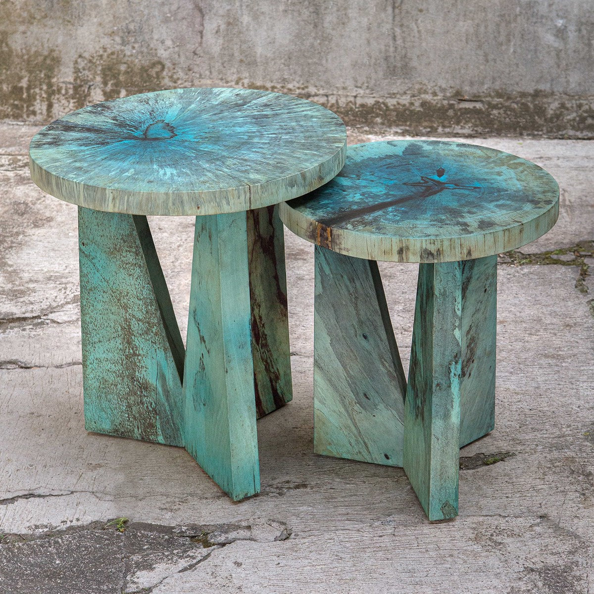 Uttermost Home Uttermost Nadette Nesting Tables, Blue, S/2