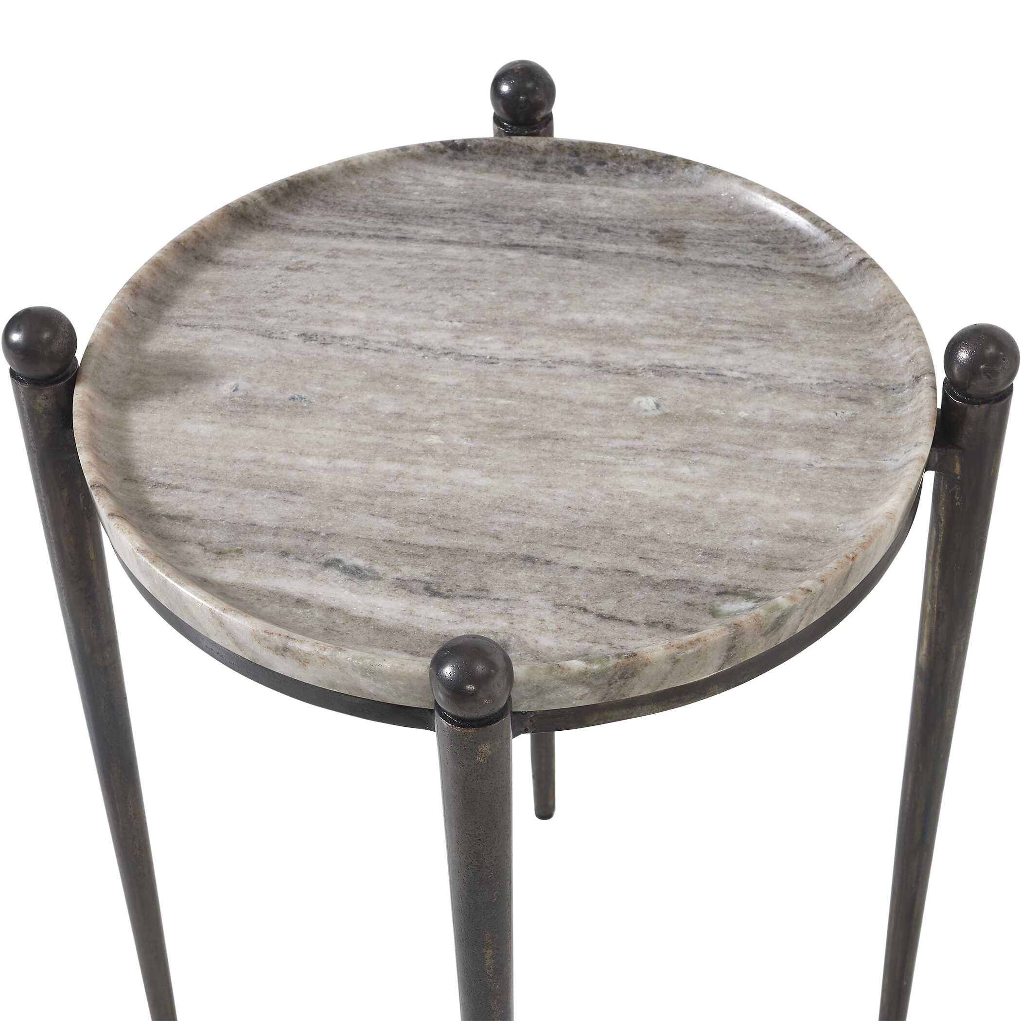 Uttermost Furniture Uttermost Nahunta Dark Bronze Accent Table