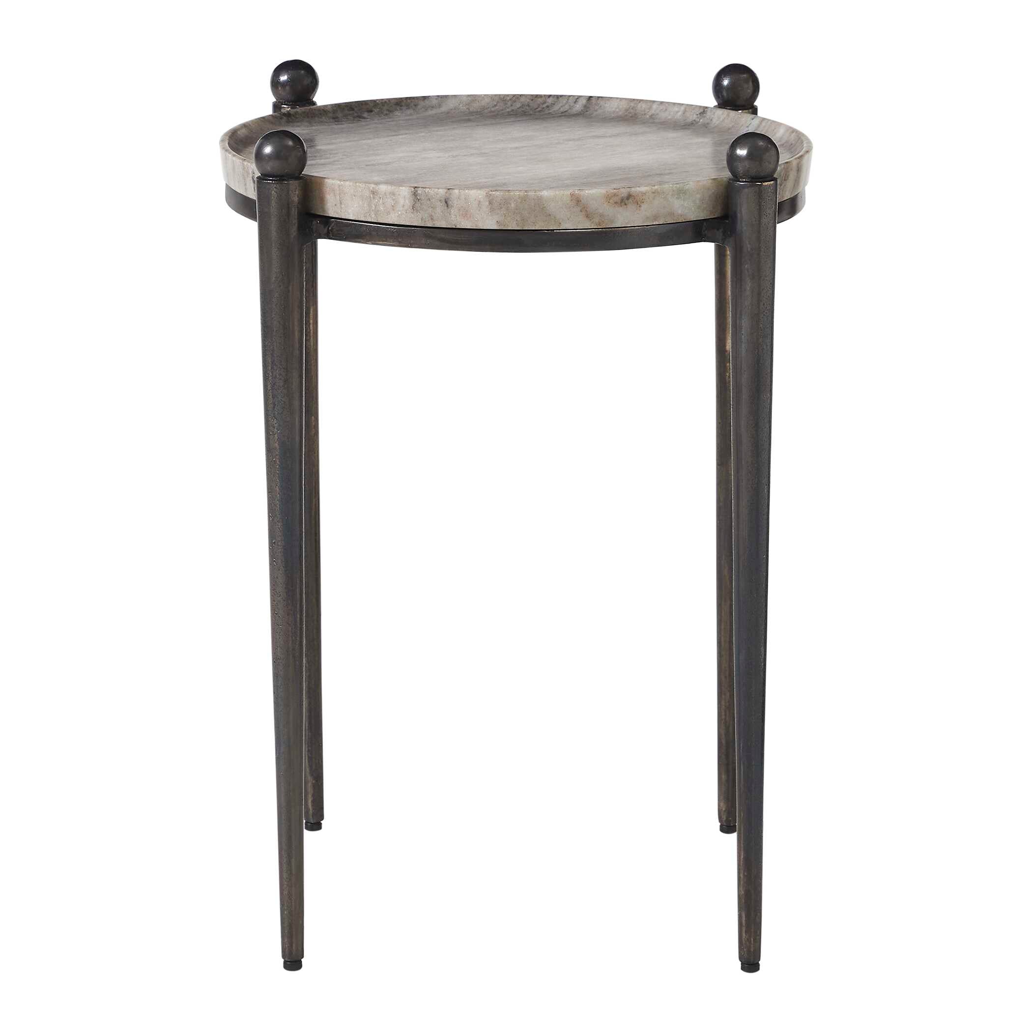 Uttermost Furniture Uttermost Nahunta Dark Bronze Accent Table