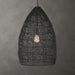 Uttermost Home Uttermost Nandi 1 Light Woven Black Pendant