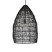 Uttermost Home Uttermost Nandi 1 Light Woven Black Pendant