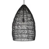 Uttermost Home Uttermost Nandi 1 Light Woven Black Pendant
