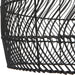 Uttermost Home Uttermost Nandi 1 Light Woven Black Pendant
