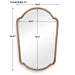Uttermost Home Decor Uttermost Naomi Antique Brass Mirror