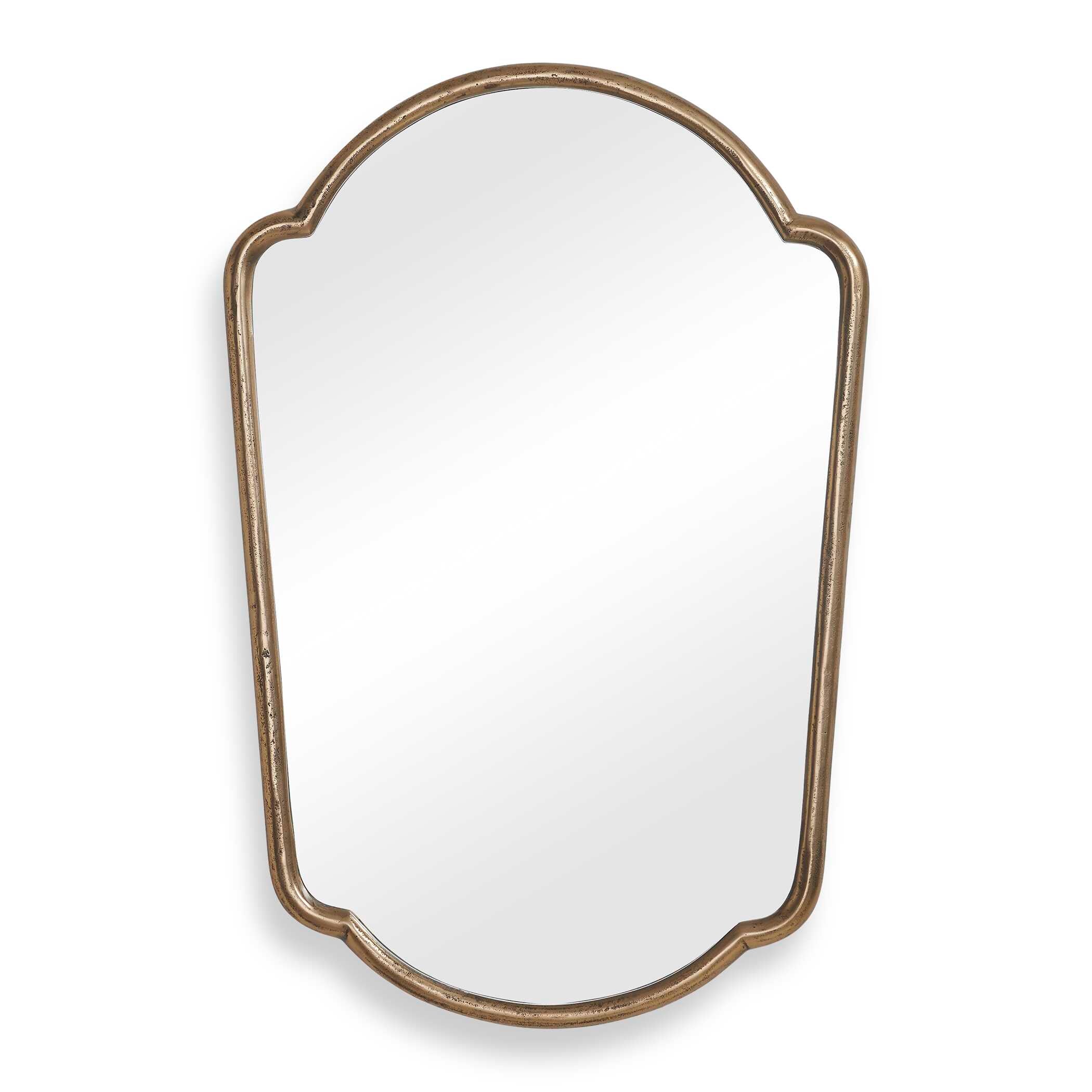Uttermost Home Decor Uttermost Naomi Antique Brass Mirror