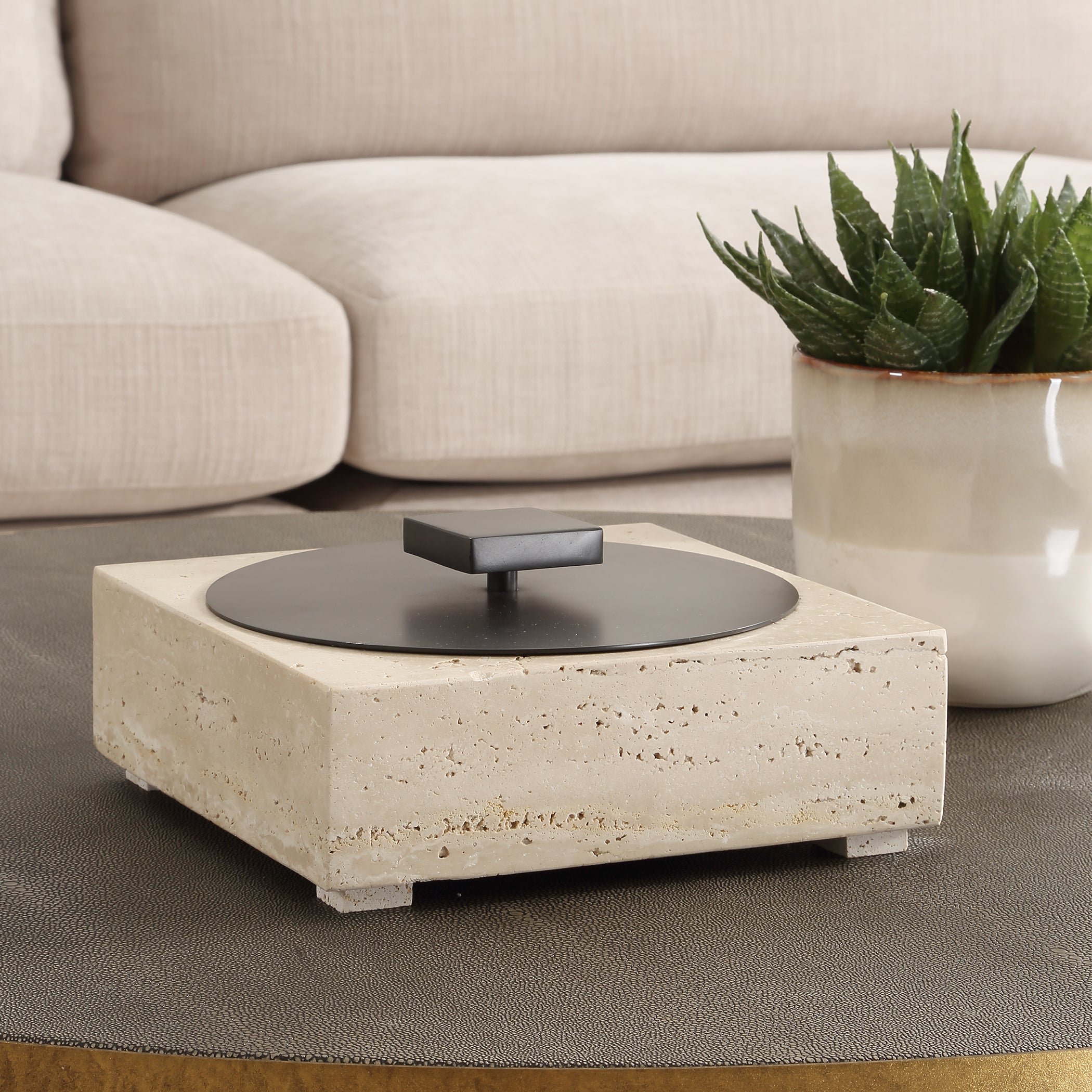 Uttermost Home Decor Uttermost Natural Luxe Travertine Box
