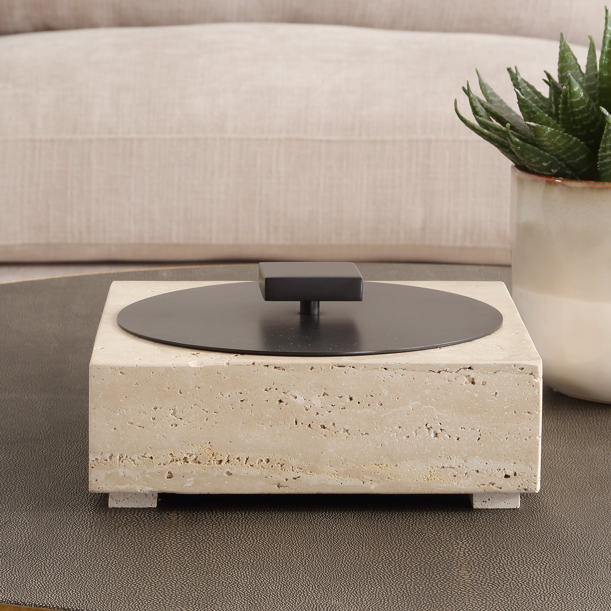 Uttermost Home Decor Uttermost Natural Luxe Travertine Box