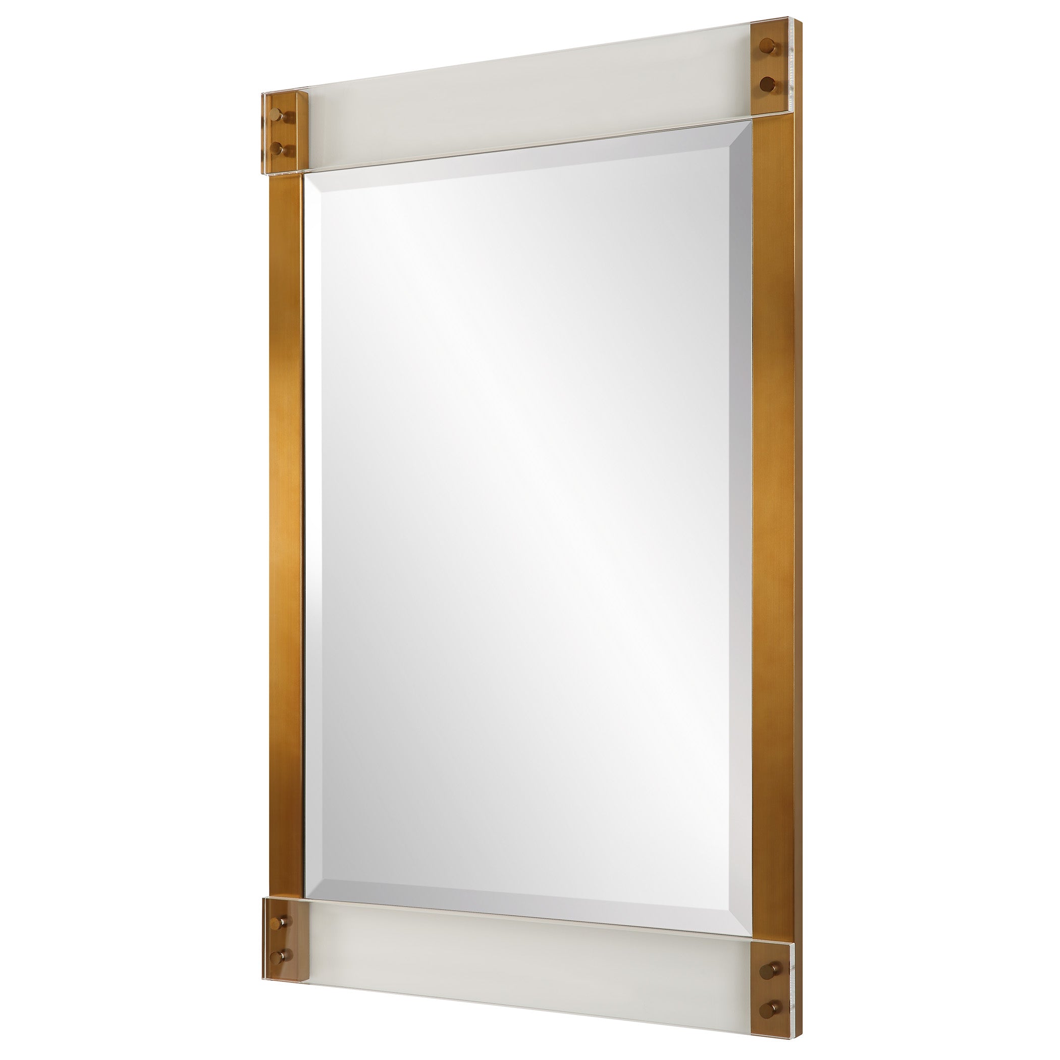 Uttermost Home Uttermost Nera Plated Brass Mirror