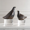 Uttermost Home Decor Uttermost Nesting Bird Gray Sculptures, S/2