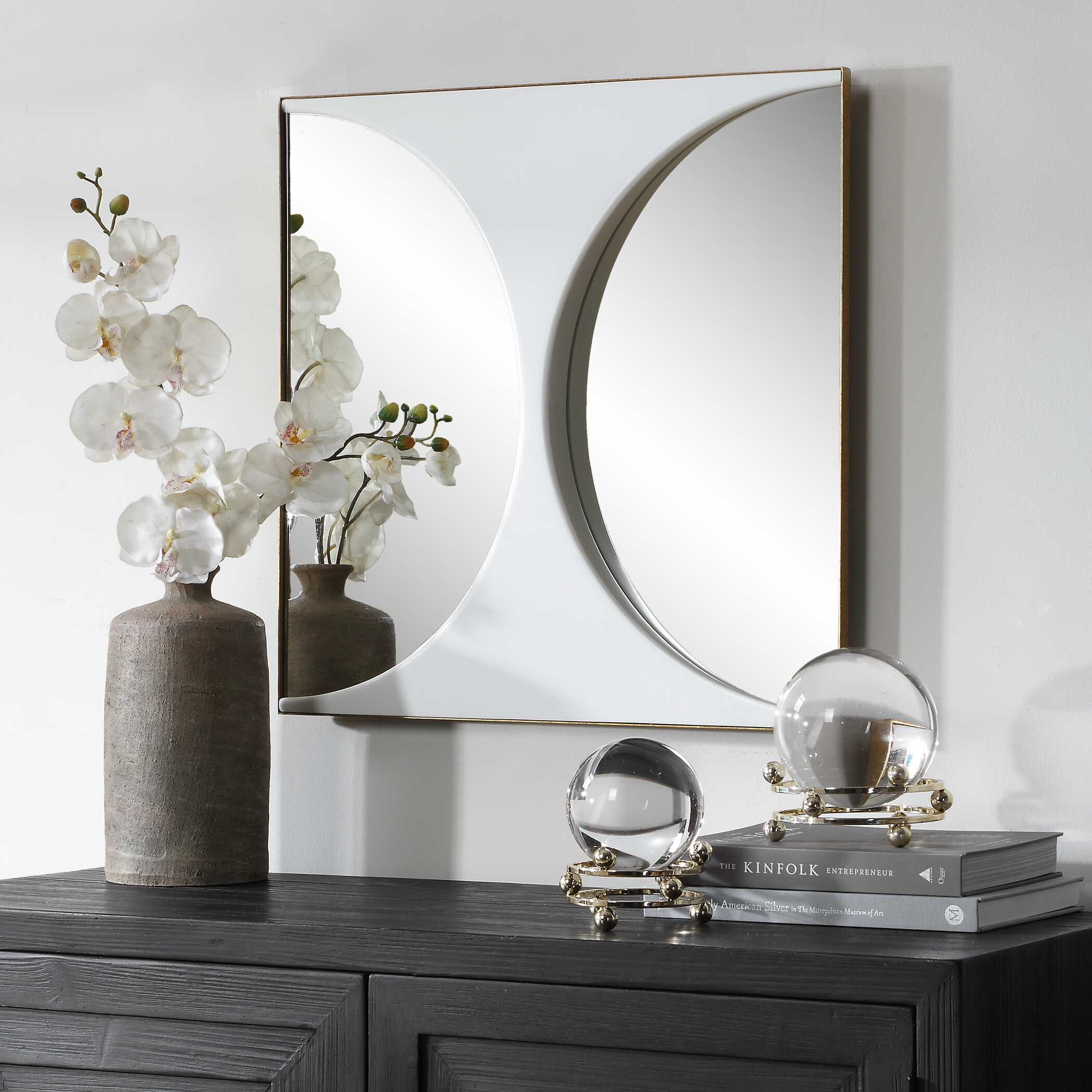 Uttermost Home Decor Uttermost New Moon Mirrored Wall Decor