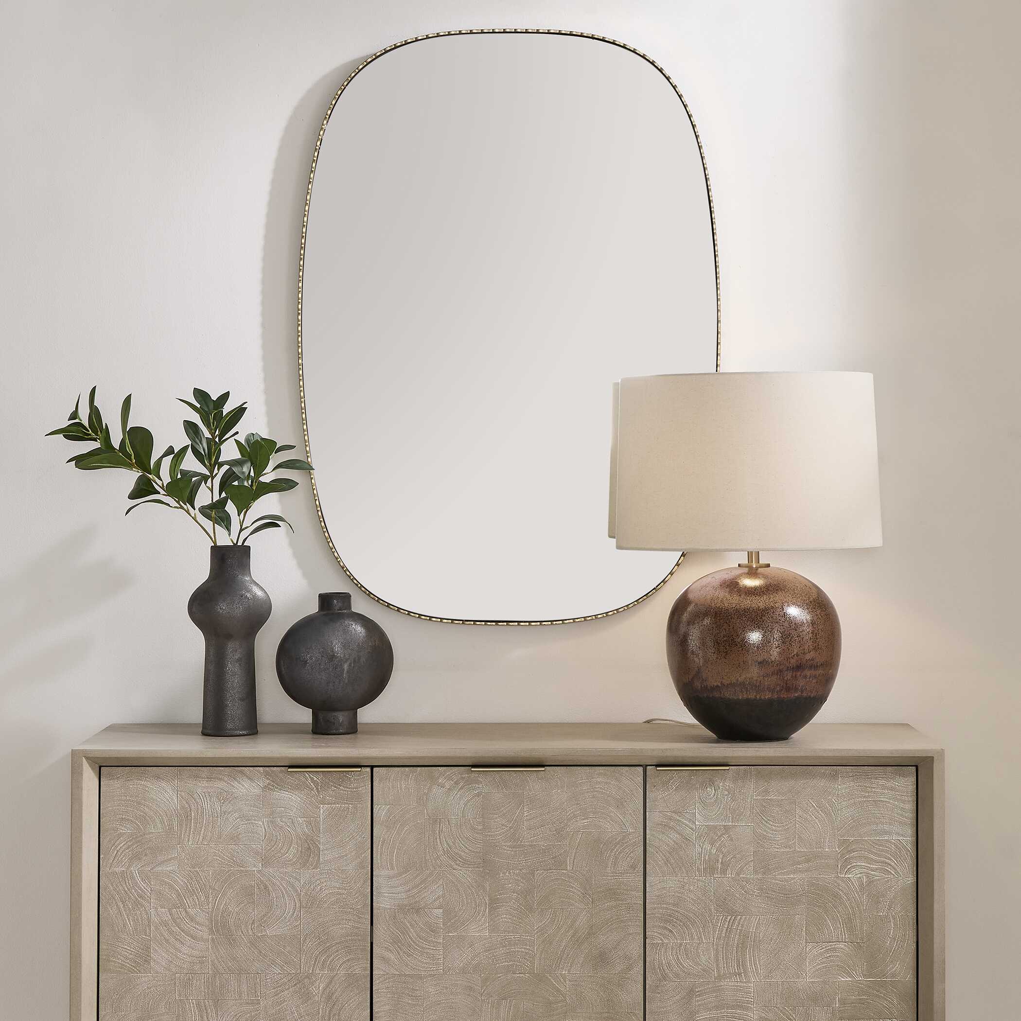 Uttermost Uttermost Nidia Antique Gold Mirror