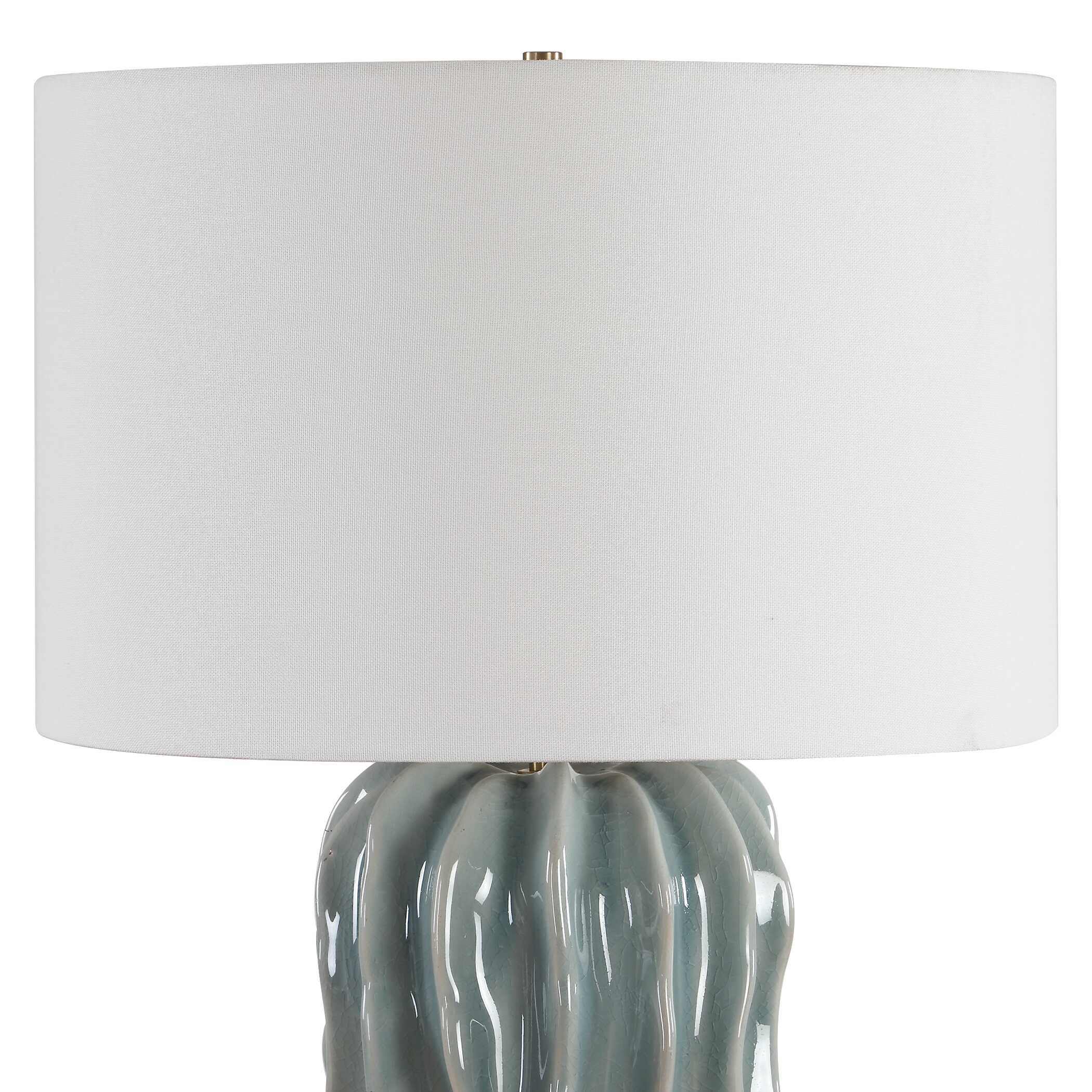 Uttermost Lighting Uttermost Niese Light Blue Glaze Table Lamp