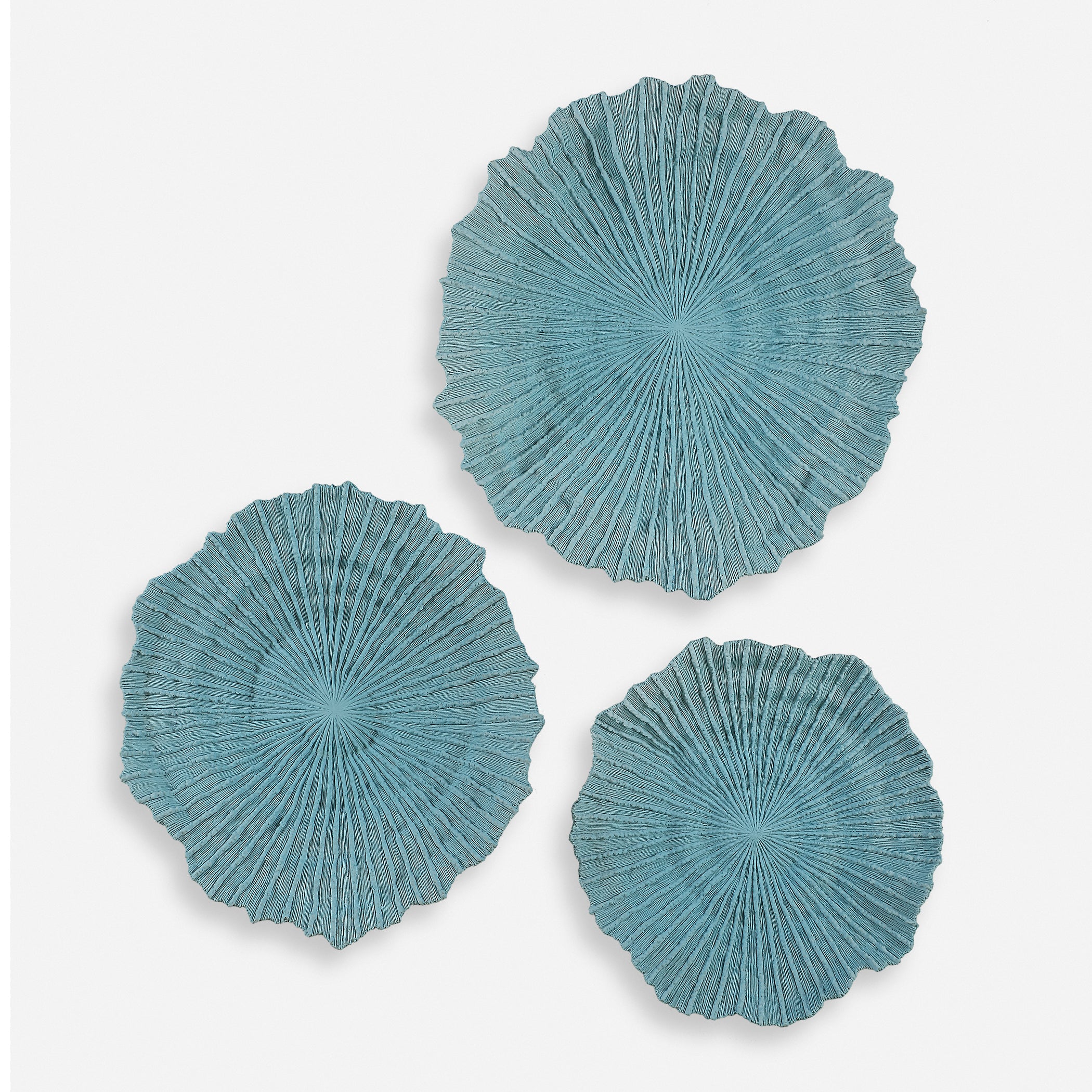 Uttermost Home Decor Uttermost Ocean Gems Blue Wall Decor Set/3