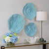 Uttermost Home Decor Uttermost Ocean Gems Blue Wall Decor Set/3