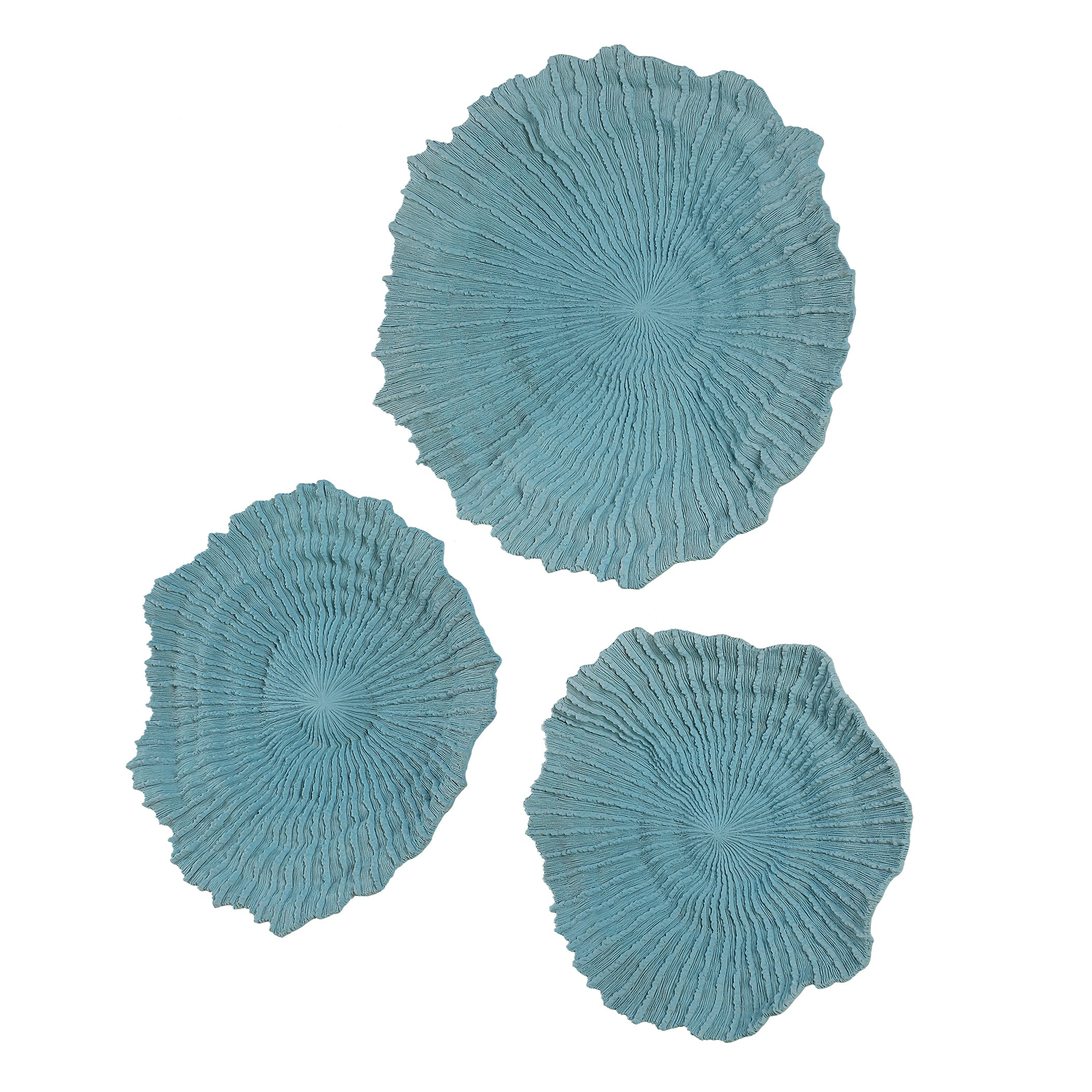 Uttermost Home Decor Uttermost Ocean Gems Blue Wall Decor Set/3