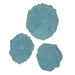 Uttermost Home Decor Uttermost Ocean Gems Blue Wall Decor Set/3
