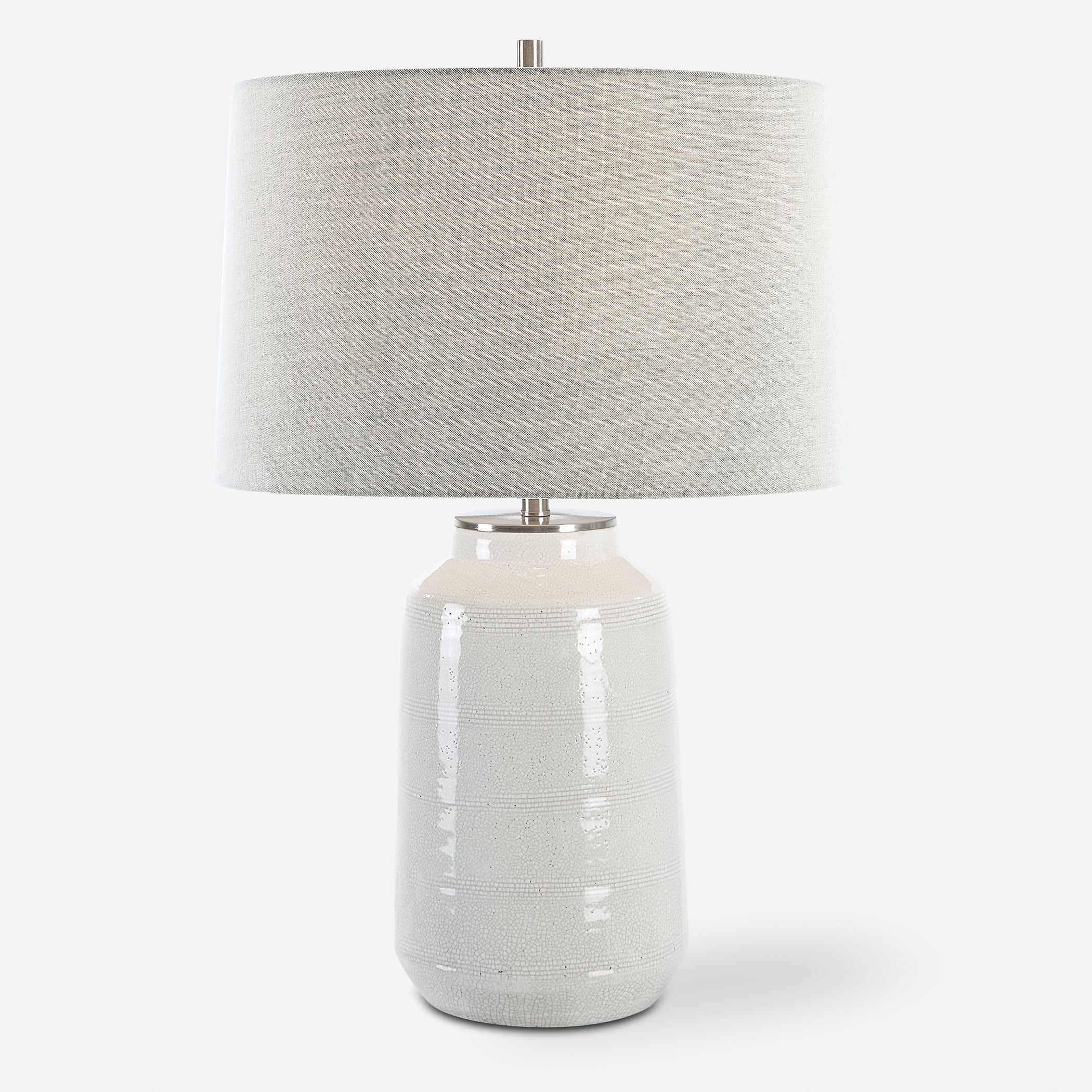 Uttermost Lighting Uttermost Odawa White Farmhouse Table Lamp