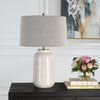 Uttermost Lighting Uttermost Odawa White Farmhouse Table Lamp