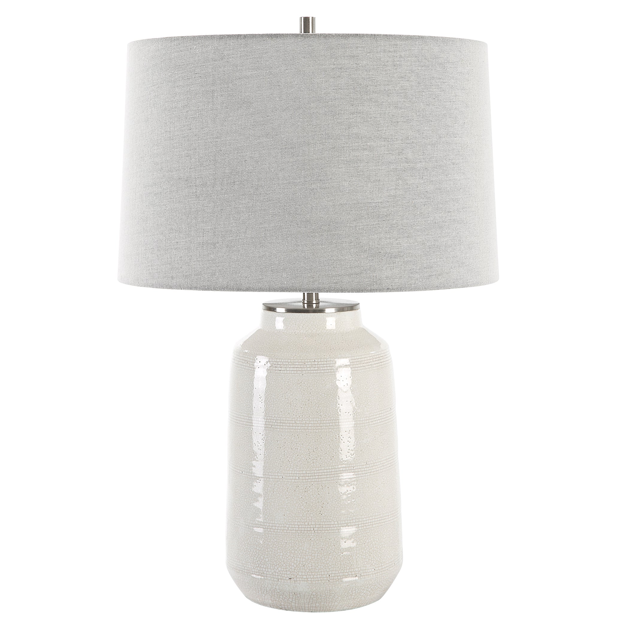 Uttermost Lighting Uttermost Odawa White Farmhouse Table Lamp