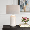 Uttermost Lighting Uttermost Odawa White Farmhouse Table Lamp