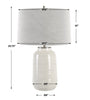 Uttermost Lighting Uttermost Odawa White Farmhouse Table Lamp
