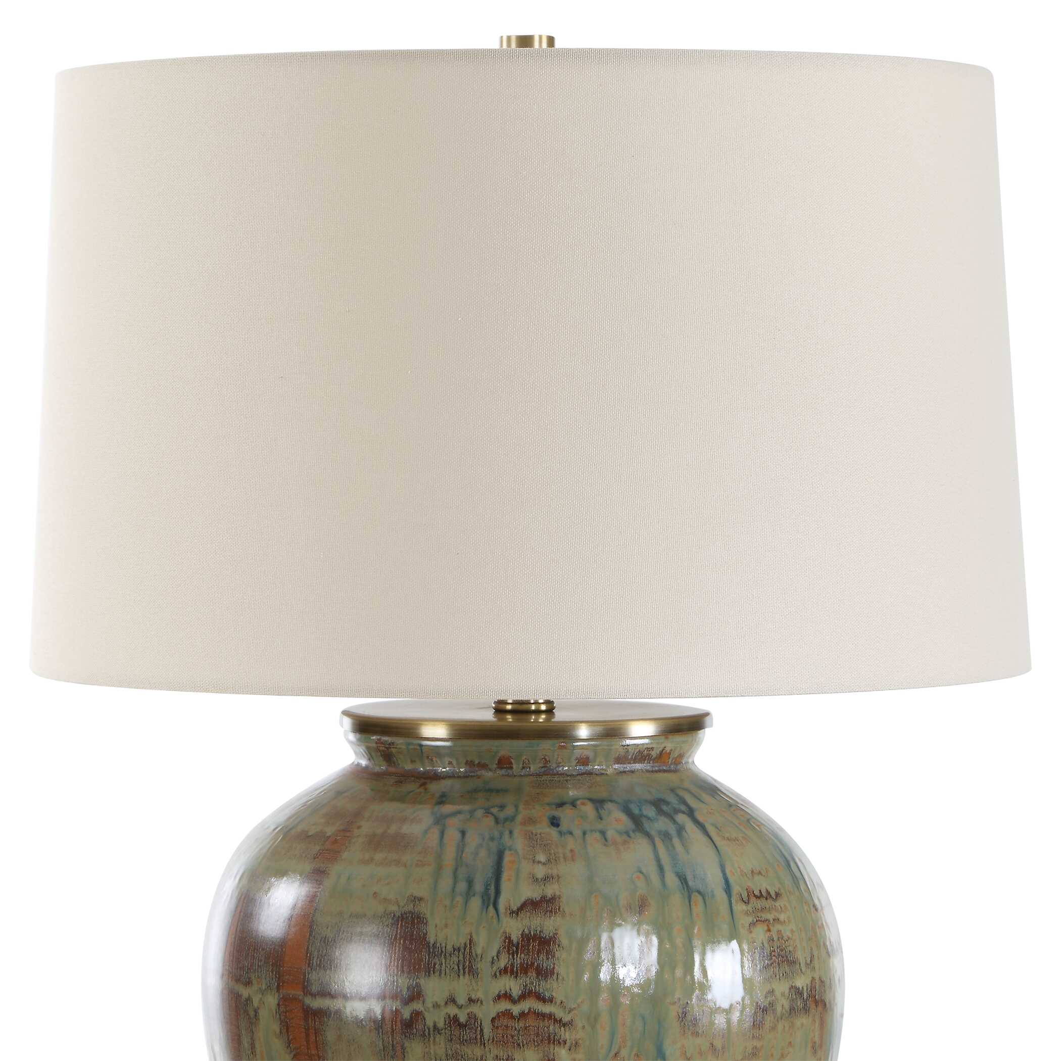 Uttermost Uttermost Olisa Brown Green Table Lamp