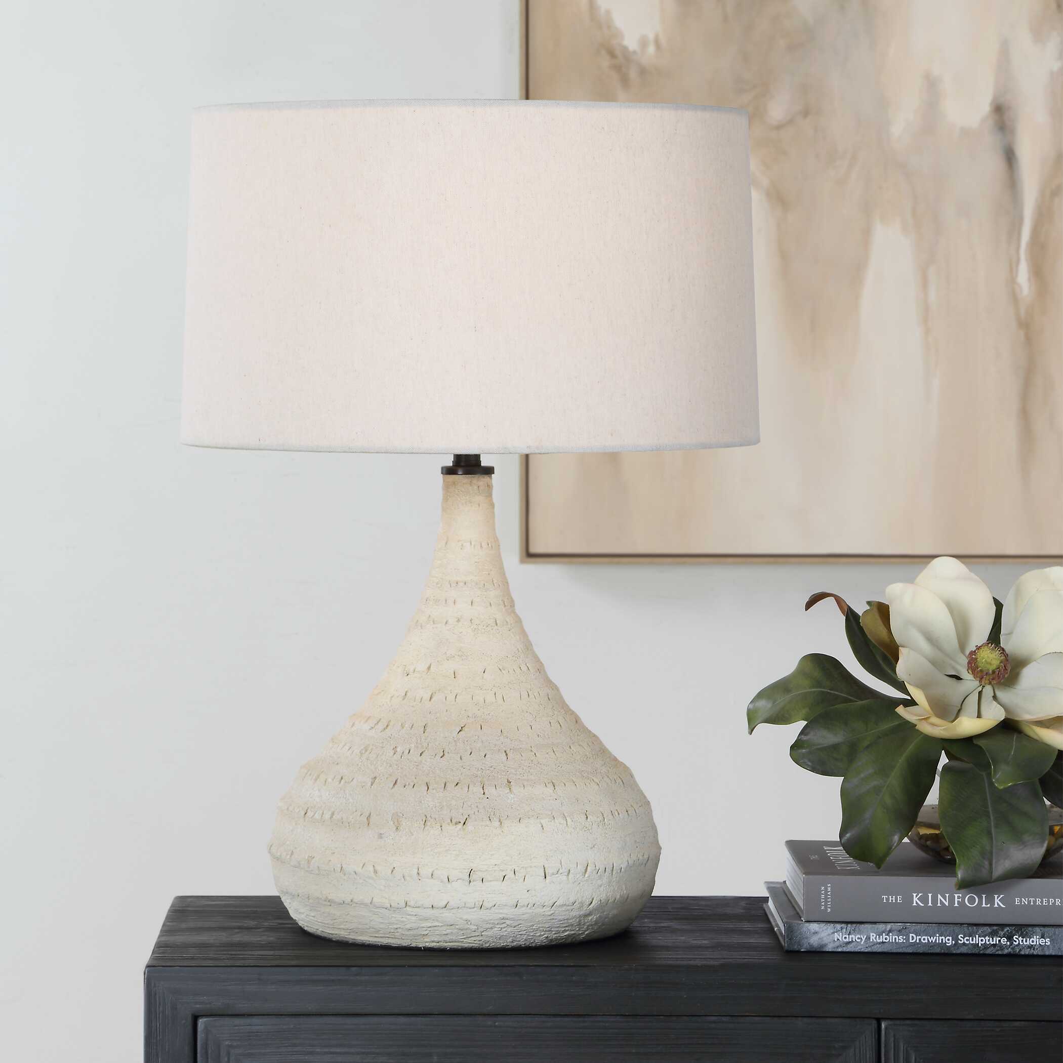 Uttermost Lighting Uttermost Olsen Indoor-Outdoor White Table Lamp
