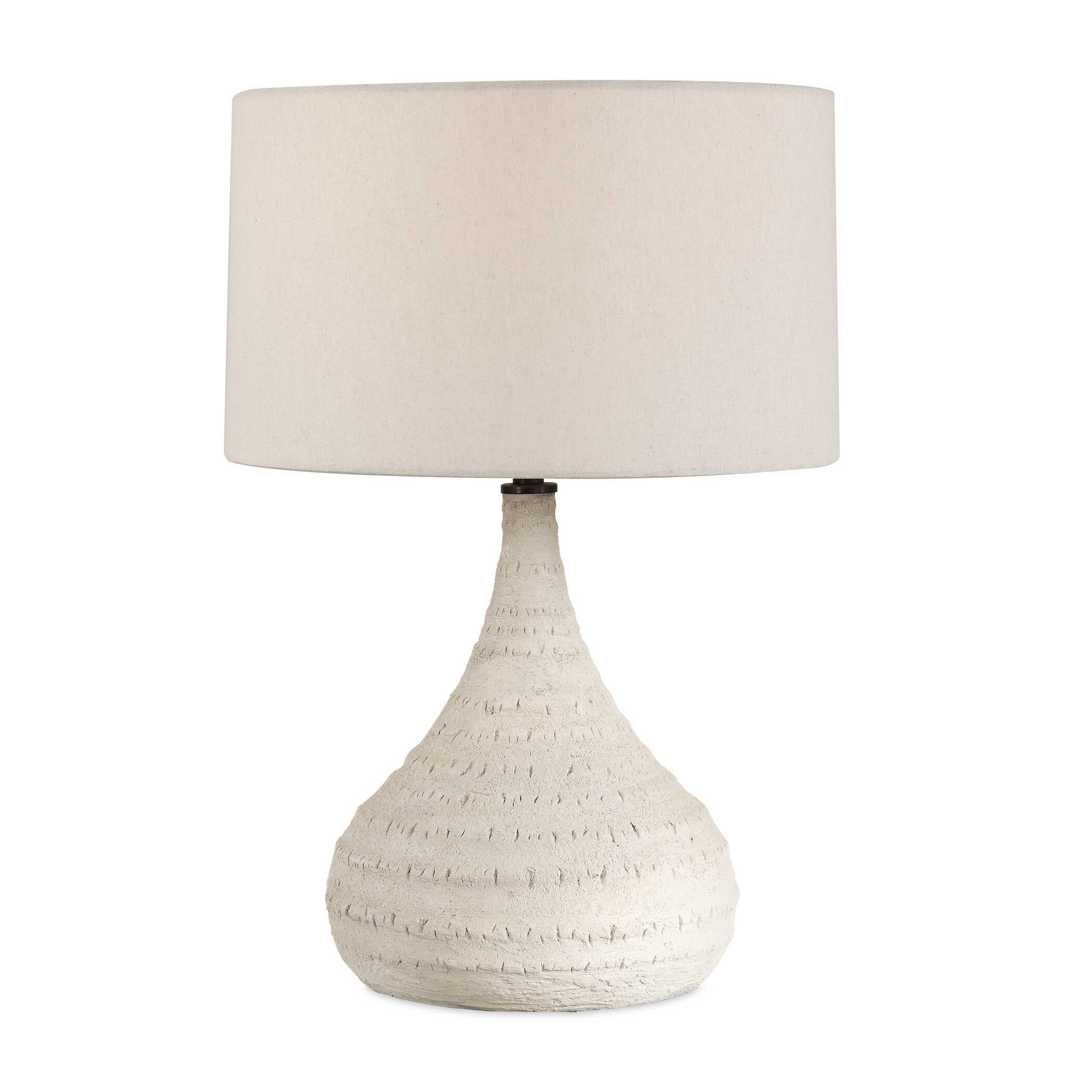 Uttermost Lighting Uttermost Olsen Indoor-Outdoor White Table Lamp