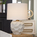Uttermost Lighting Uttermost On Edge Chalk White Table Lamp